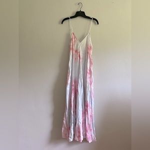 Tie dye maxi dress